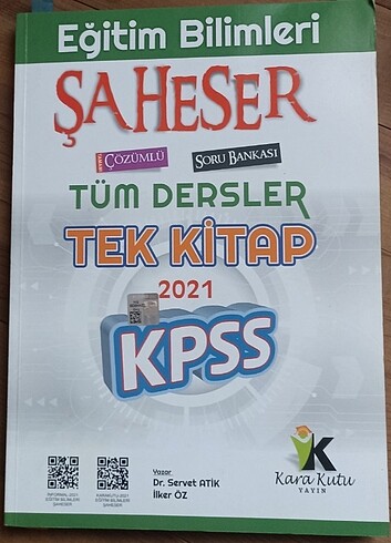 Karakutu Yayınları Şaheser Eğitim Bilimleri Tüm Dersler Soru Ban