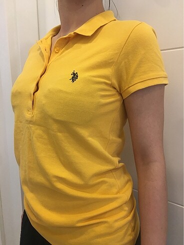 m Beden sarı Renk Polo tshirt