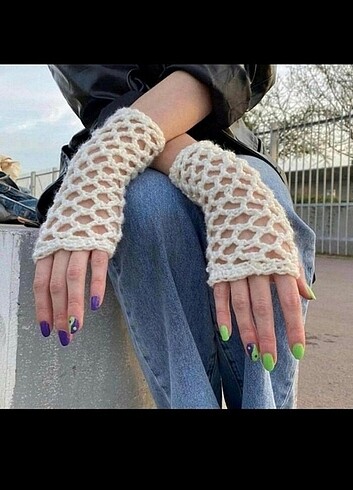 Fishnet Eldiven