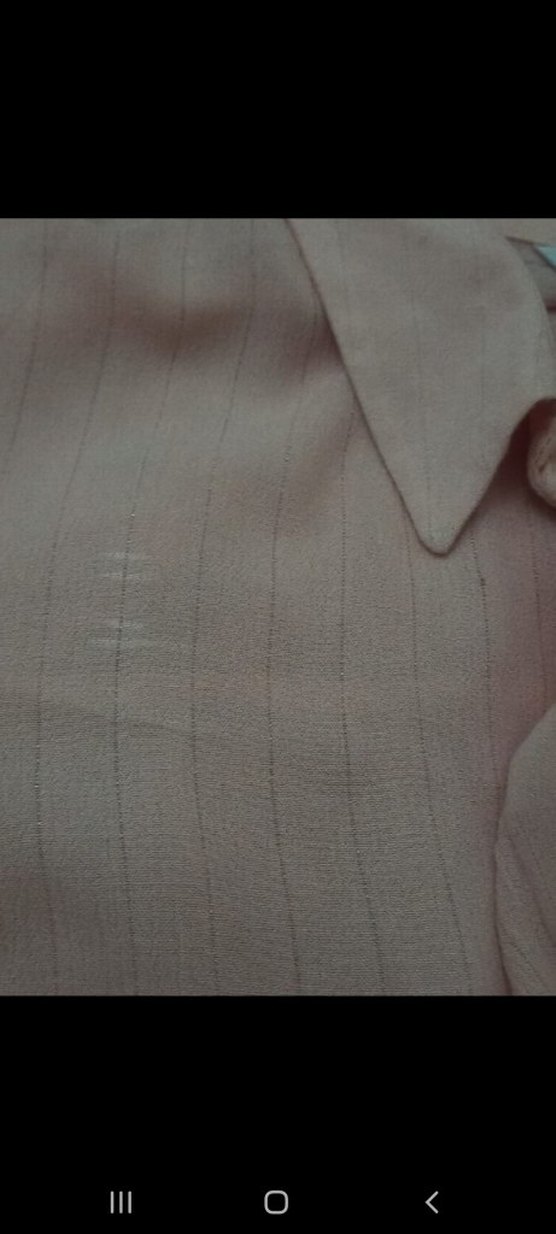 Pembe Uzun Keten Gömlek - Görsel 2