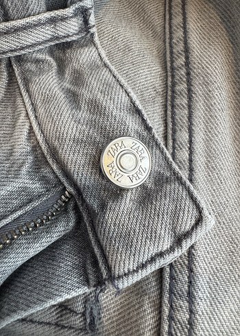 Gri Normal Kesim Kadın Denim Pantolon - Görsel 2