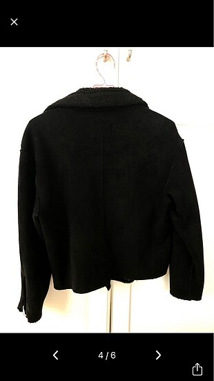s Beden siyah Renk H&M siyah süet mont / ceket