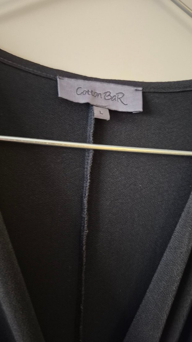 Uzun Kollu siyah  Kadın Elbise - Görsel 3