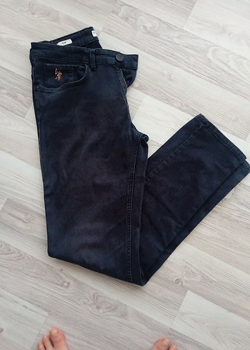 Polo Lacivert Regular Fit Denim Erkek Pantolon - Görsel 4