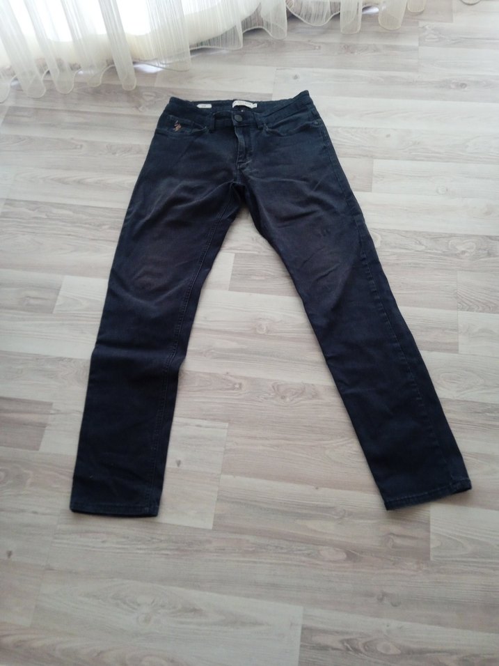 Polo Lacivert Regular Fit Denim Erkek Pantolon - Görsel 2