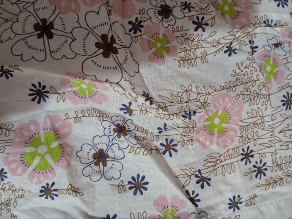 Kadın Bej Çiçekli Bohem Bluz - Görsel 2