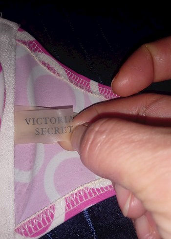 Victoria 's Secret Pembe Desenli Strappy Bikini Üstü - Görsel 3