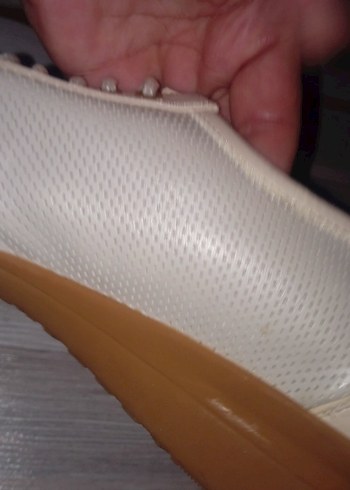 Beyaz Vintage Bağcıklı Kadın Topuklu Ayakkabı - Görsel 5