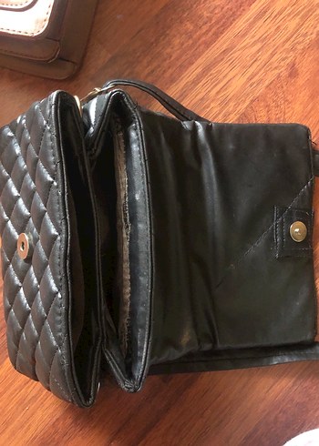 Deri Kapitone Kahverengi Kadın Çanta - Görsel 3