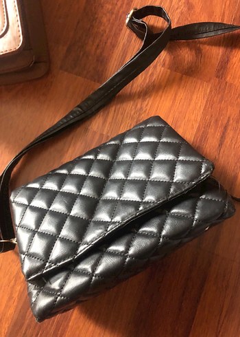 Deri Kapitone Kahverengi Kadın Çanta - Görsel 2