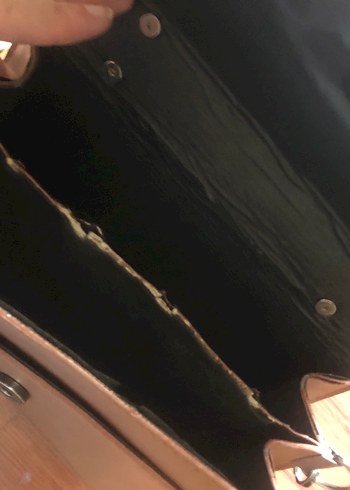 Deri Kapitone Kahverengi Kadın Çanta - Görsel 5