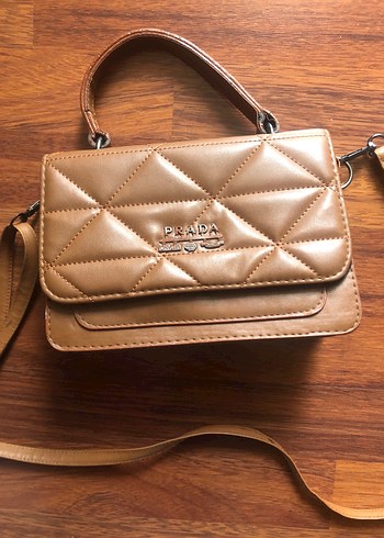 Deri Kapitone Kahverengi Kadın Çanta - Görsel 4