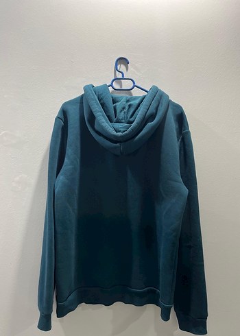 Mavi Kapüşonlu Rahat Kesim Sweatshirt - Görsel 2