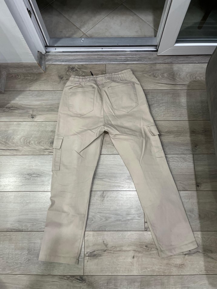 Bej Rahat Kesim Street Style Erkek Pantolon - Görsel 2