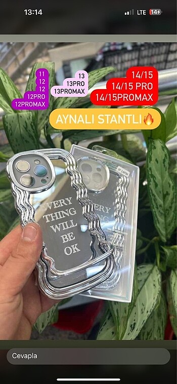 Stantlı telefon kılıfı