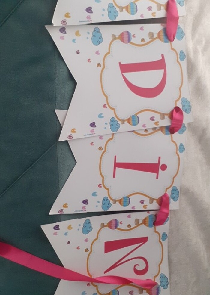 Hoşgeldin bayrağı - Görsel 3