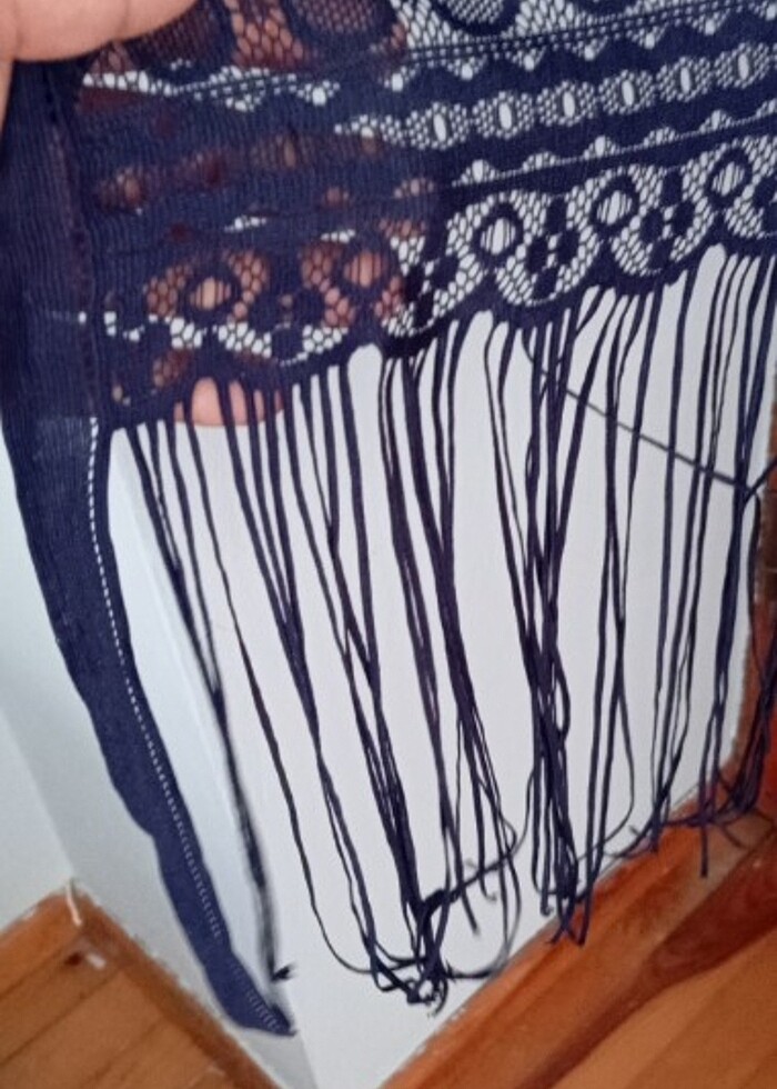 Püsküllü yelek - Görsel 3