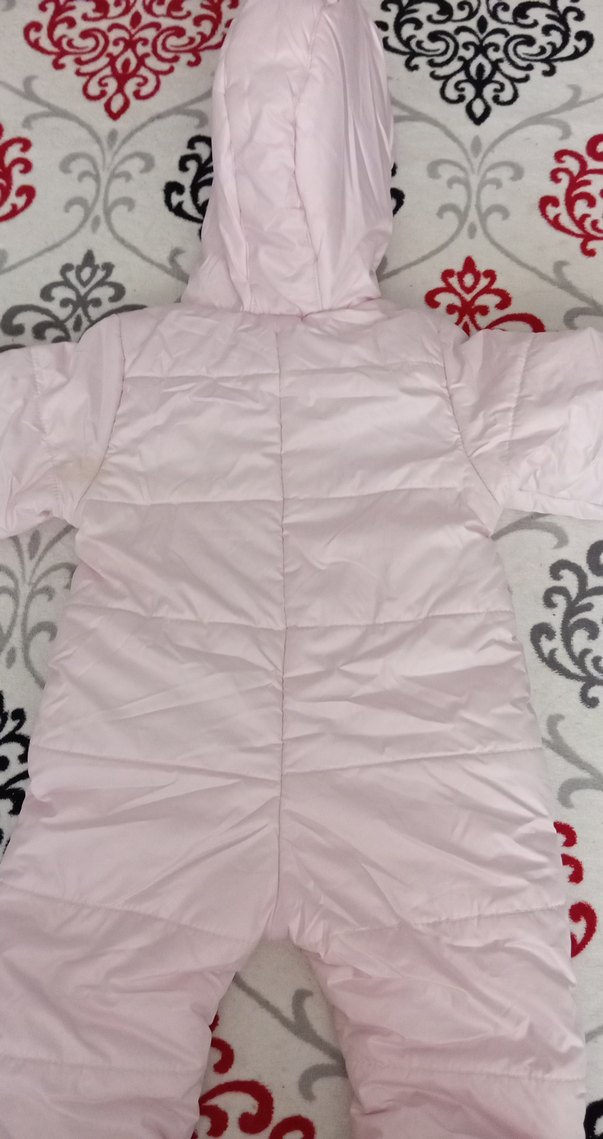 Pembe Kız Bebek Kar Tulumu - Görsel 4