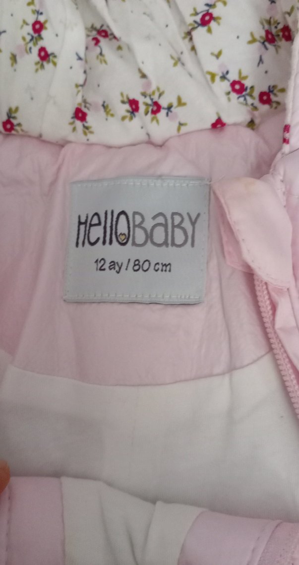 Pembe Kız Bebek Kar Tulumu - Görsel 2