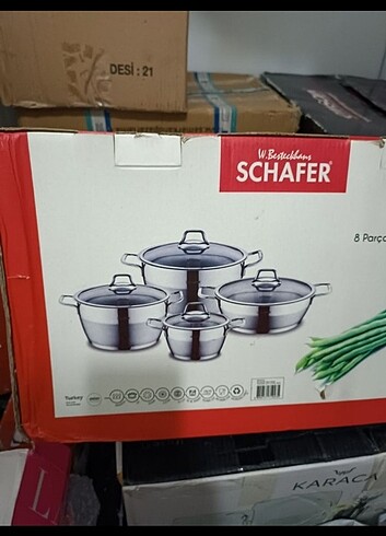 Beden Schafer 8 parça tencere seti