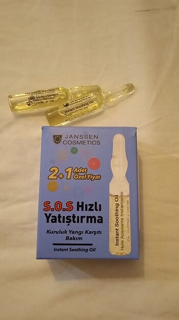 Beden Renk Janssen Cosmetics Hızlı yatıştırıcı bakım ampülü