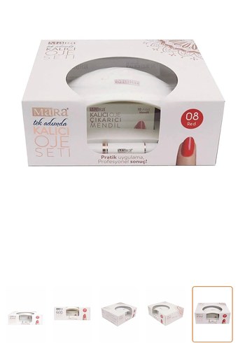 Mara Kalıcı Kırmızı Oje Seti 08 - Görsel 3