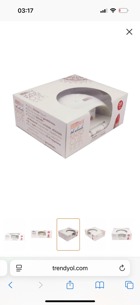 Mara Kalıcı Kırmızı Oje Seti 08 - Görsel 5