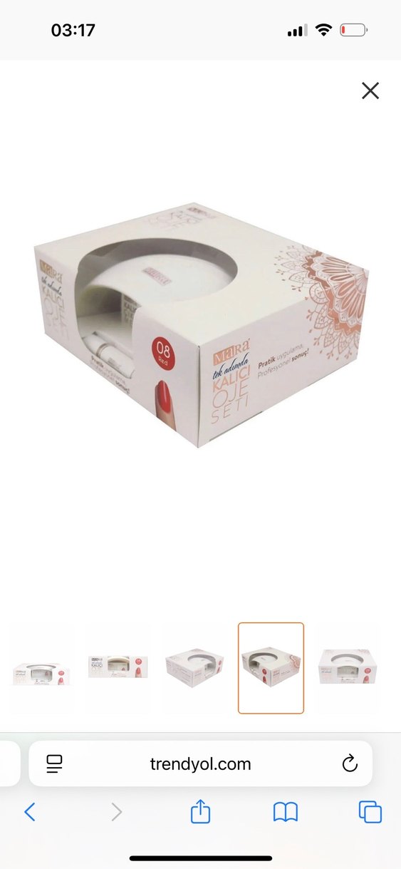 Mara Kalıcı Kırmızı Oje Seti 08 - Görsel 4