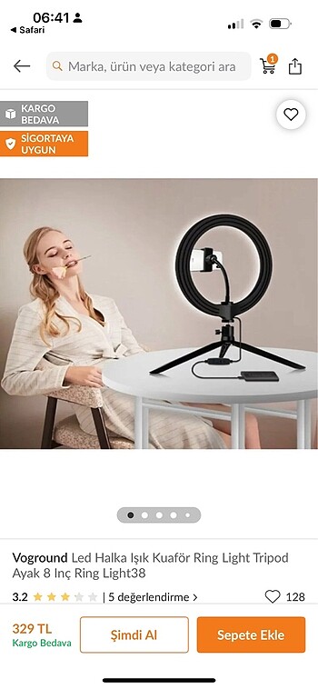 ışıklı tripod