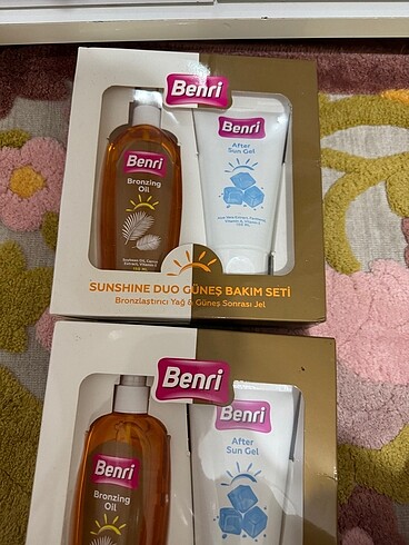 Beden güneş bakım seti