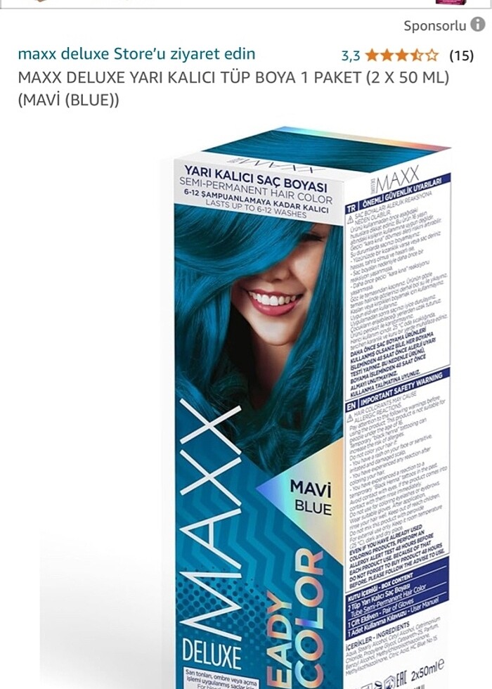 saç boyası - Görsel 2