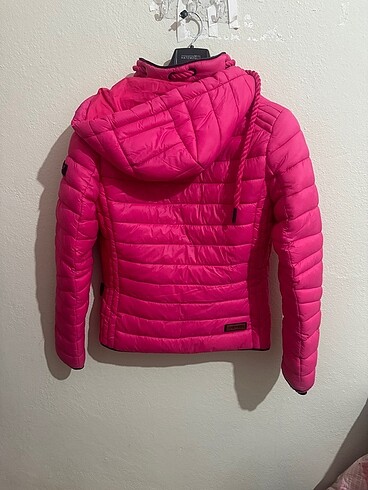 xs Beden pembe Renk şişme mont