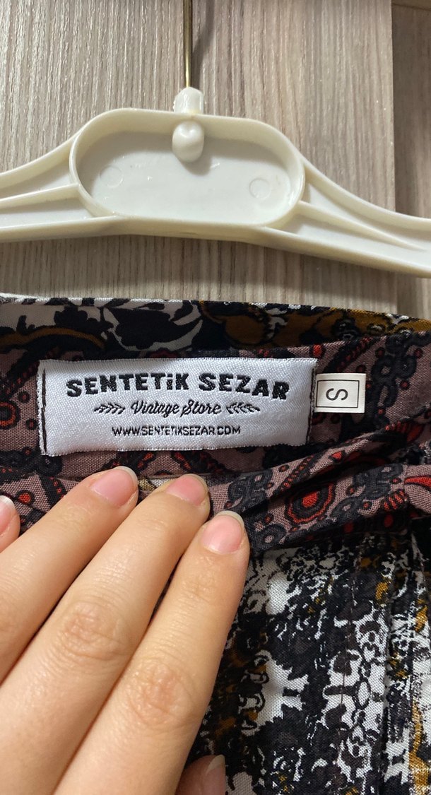 Piliseli Çok Renkli Uzun Bohem Etek - Görsel 2