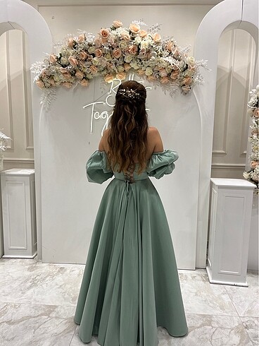 Prenses model Nişan elbisesi