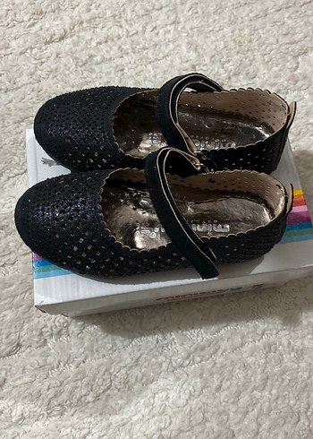 Siyah Kız Çocuk Babet Ayakkabı - Görsel 2