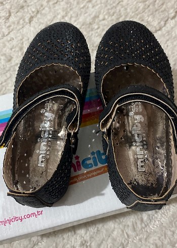 Siyah Kız Çocuk Babet Ayakkabı - Görsel 4