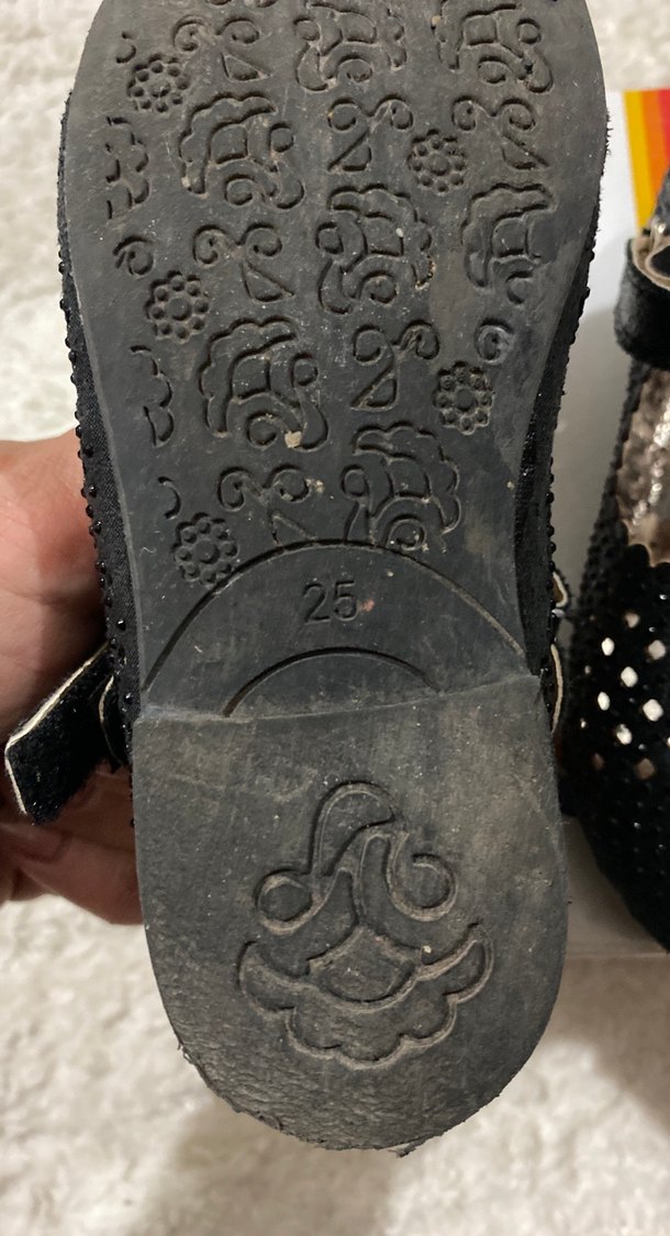 Siyah Kız Çocuk Babet Ayakkabı - Görsel 3