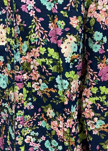 Çiçek Desenli Uzun Kollu Gömlek - Görsel 3