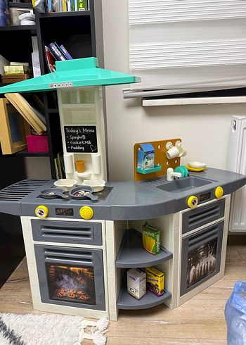 Gri Çocuk Oyun Mutfak Seti - Görsel 2