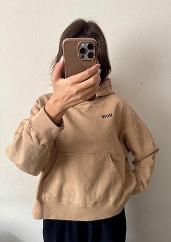 Wood wood kapüşonlu sweatshirt