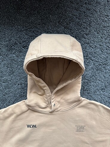 m Beden camel Renk Wood wood kapüşonlu sweatshirt
