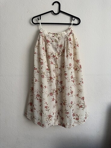 American Vintage vintage desenli midi etek