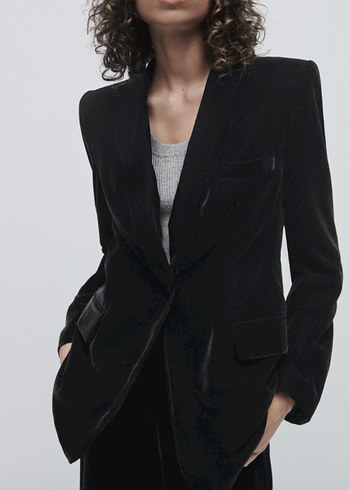 Zara kadife blazer pantolon takımı
