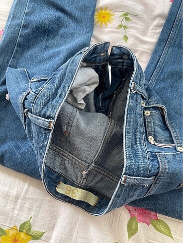36 Beden mavi Renk MOM JEAN