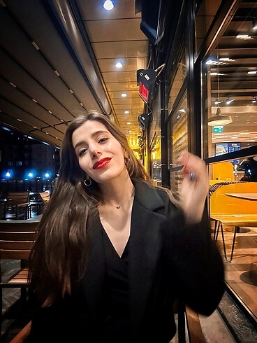 m Beden siyah Renk Zara kaban
