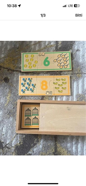 Ahşap puzzle