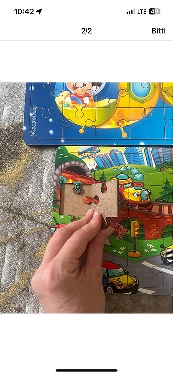 Diğer Ahşap puzzle