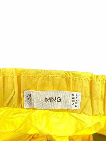 s Beden sarı Renk Mango Bluz %70 İndirimli.