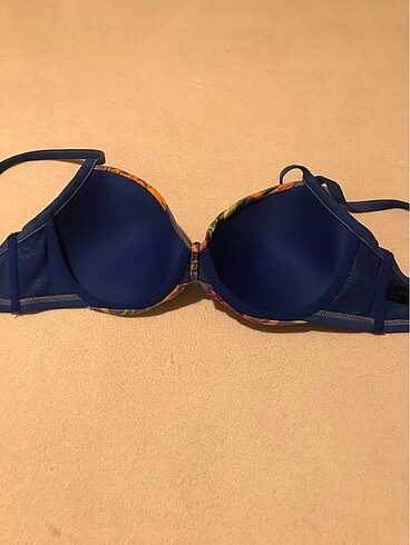 m Beden mavi Renk Saks mavi bikini üst