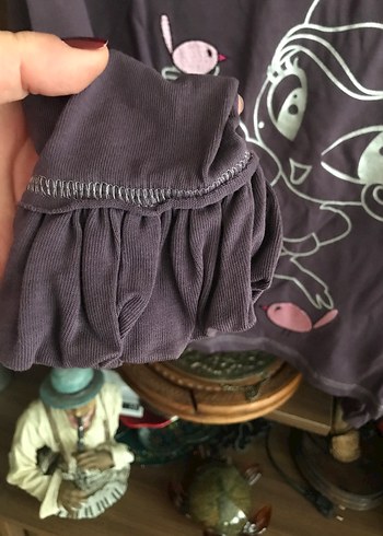 Uzun Kollu Pamuklu Hamile Tişörtü - Görsel 3